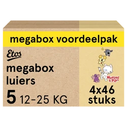 Etos Woezel & Pip Luiers Junior Maat 5 - 164 luiers