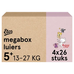 Etos Woezel & Pip  Luiers Junior+ Maat 5+ - 104 luiers