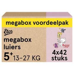 Etos Woezel & Pip Luiers Junior+ Maat 5+ - 164 luiers