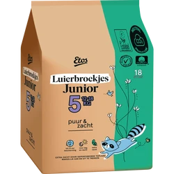 Etos Puur & Zacht Luierbroekjes Maat 5 Junior 12-18 kg 18 stuks