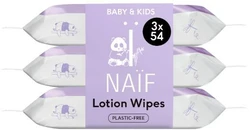 Naif Lotion Billendoekjes 3 x 54 stuks