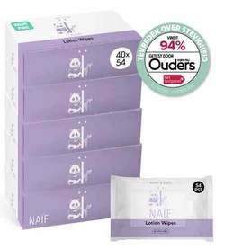 Naïf Lotion Billendoekjes 40-pak (40x54)