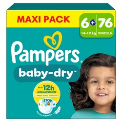 Pampers Baby-Dry maat 6+ - 76 luiers Pampers Baby-Dry maat 6+ - 76 luiers