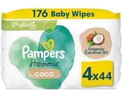 Pampers Babydoekjes Harmonie Coco - 4-PACK (4x44)