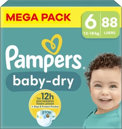 Pampers - Baby Dry - Maat 6 - 88 luiers Pampers - Baby Dry - Maat 6 - 88 luiers