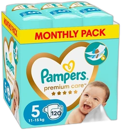 Pampers - Premium Care - Maat 5 - Maandbox - 120 luiers