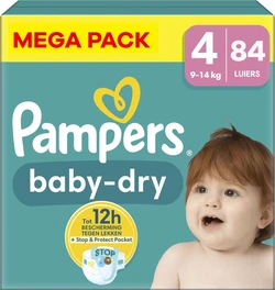 Pampers - Baby Dry - Maat 4 - Mega Pack - 84 stuks