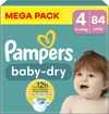 Pampers - Baby Dry - Maat 4 - Mega Pack - 84 stuks