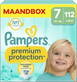 Pampers - Premium Protection - Maat 7 - Maandbox - 112 luiers