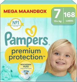 Pampers - Premium Protection - Maat 7 - Mega Maandbox - 168 luiers