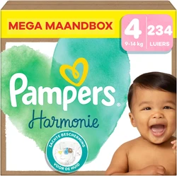 Pampers - Harmonie - Maat 4 - Mega Maandbox - 234 stuks