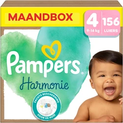 Pampers - Harmonie - Maat 4 - Maandbox - 156 stuks