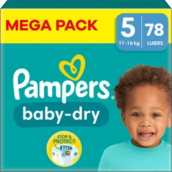 Pampers - Baby Dry - Maat 5 - Mega Pack - 78 stuks Pampers - Baby Dry - Maat 5 - Mega Pack - 78 stuks