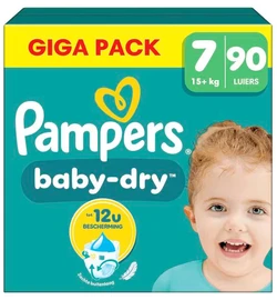 Pampers Baby-Dry Maat 7 - 90 Luiers Pampers Baby-Dry Maat 7 - 90 Luiers