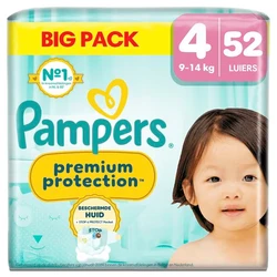 Pampers Premium Protection Maat 4 - 52 Luiers